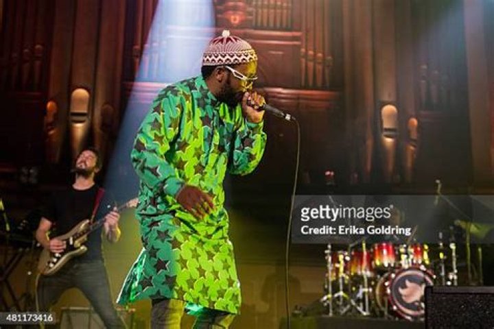 Spoek Mathambo of Fantasma performs at Cape Town City Hall