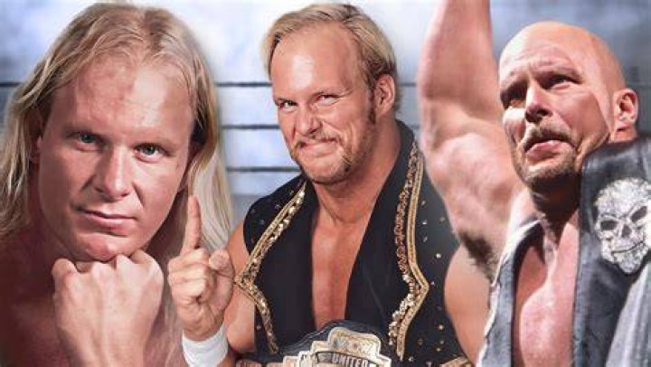 Stone Cold Steve Austin with his Skull WWE world title.
