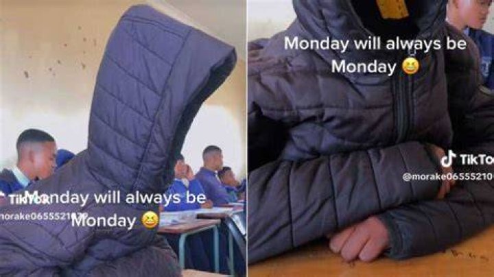 Student Naps in Class and Uses Jacket and Ruler to Look Awake, SA in Tears Over Ingenious Plan in TikTok Video