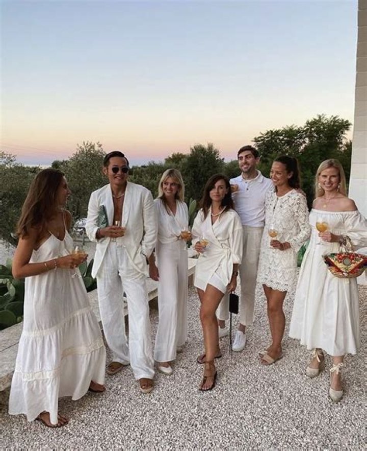 Stylish and modern all-white party outfits