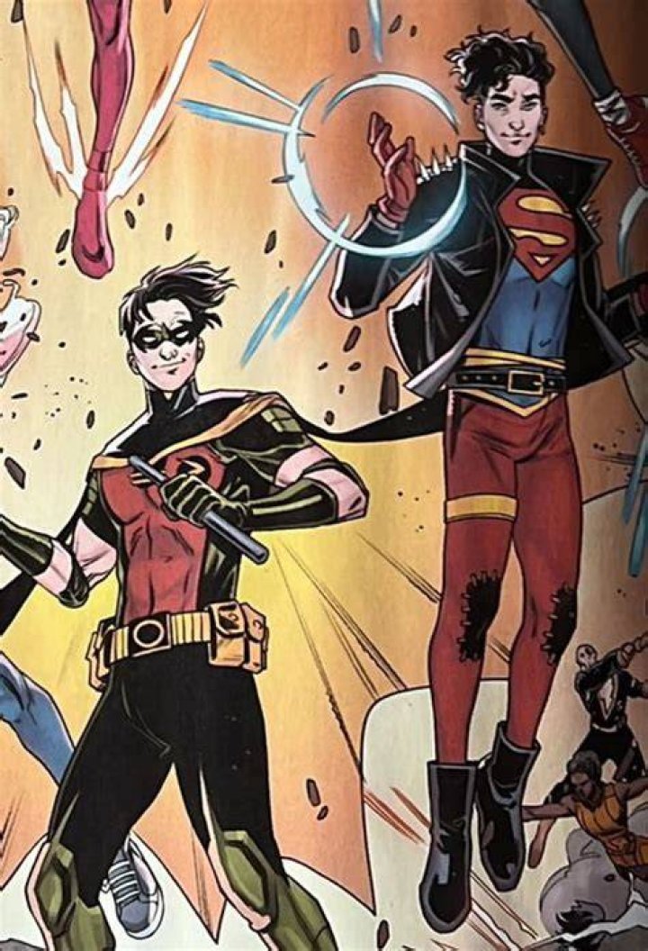Superboy (Conner Kent) and Tim Drake's Red Robin in Teen Titans #92.