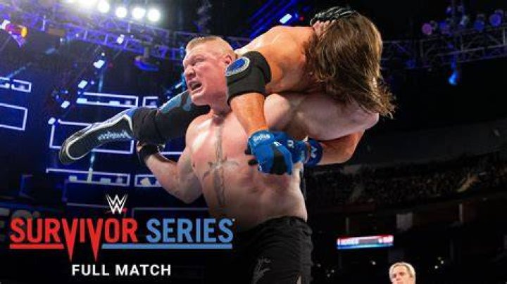 Survivor Series 2017: Brock Lesnar vs. AJ Styles