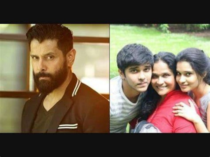 Tamil Film Actor Vikram Family Photos Chiyaan Vikram And Dhruv Visit