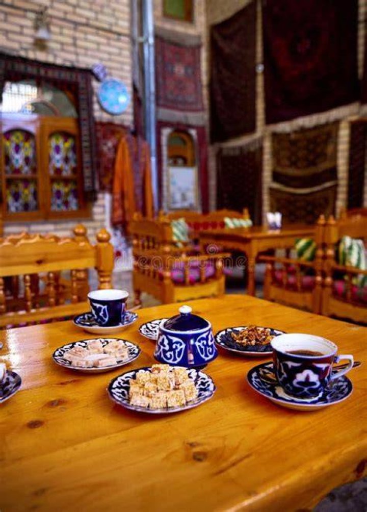 Tea time in Uzbekistan