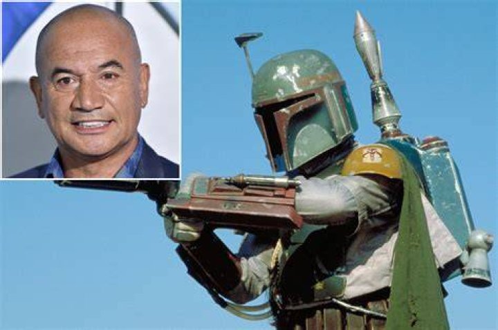 Temuera Morrison as Boba Fett and Slave I in The Mandalorian
