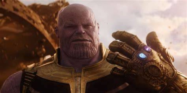 Thanos' shock in a meme.