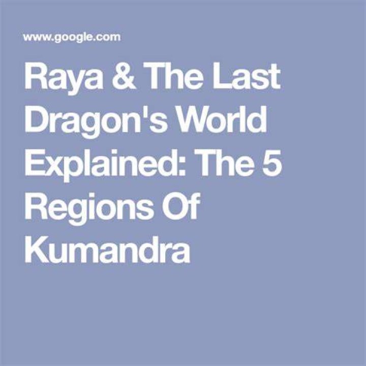 The 5 Regions Of Kumandra