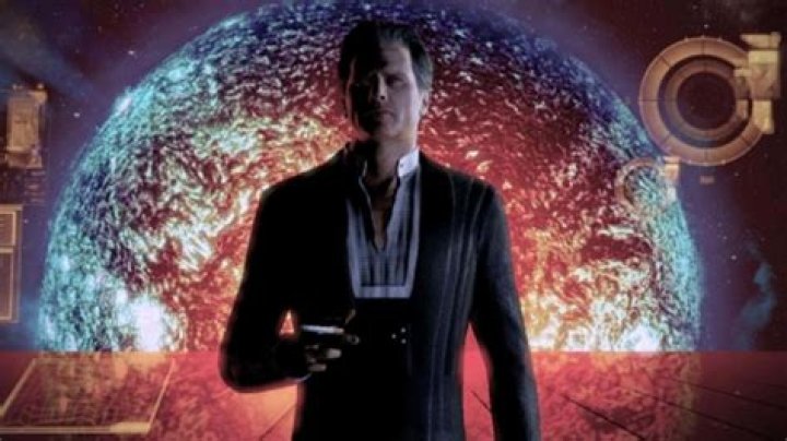 The Illusive Man in his chair from Mass Effect 2