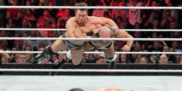 The Miz v Cesaro v Kevin Owens v Sami Zayn Extreme Rules 2016 Cropped