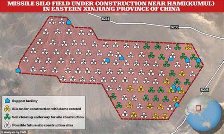 The more silos China has the more of a threat it is. Photo / Supplied