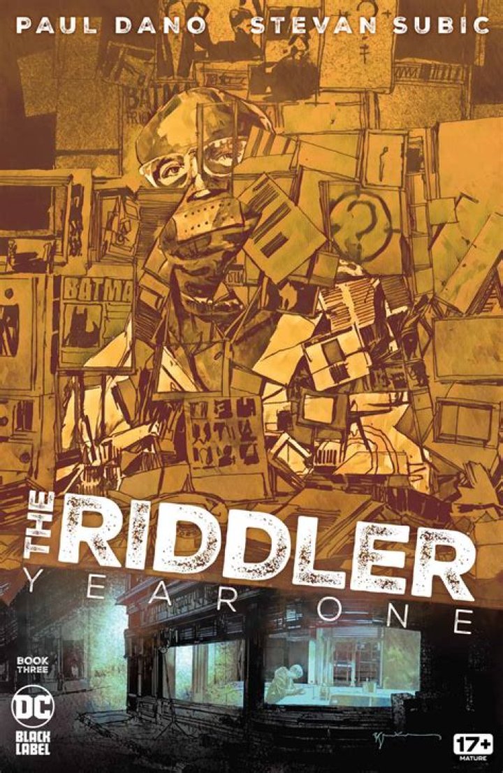 The Origin Of The Riddler comic