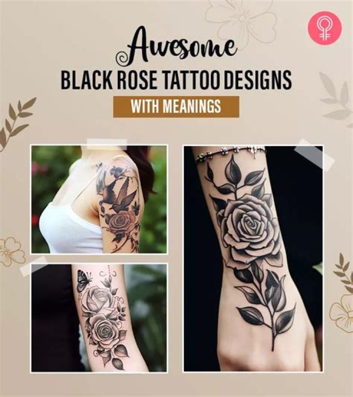 The Real Meaning Of A Black Rose Tattoo