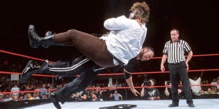 The Rock v Mankind St. Valentine's Day Massacre 1999 Cropped