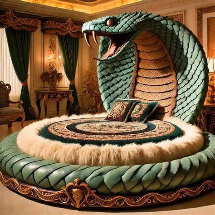 The snake inspired interiors of this Mexican Airbnb. Photo / Airbnb