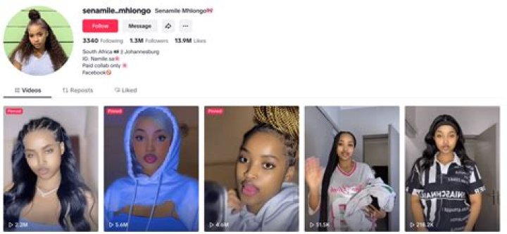 The South African influencer rocking different designer wears.