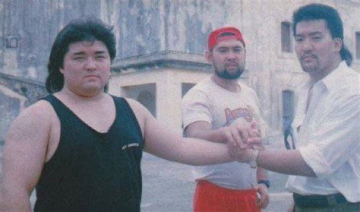The Three Musketeers: Keiji Mutoh, Shinya Hashimoto, and Masahiro Chono