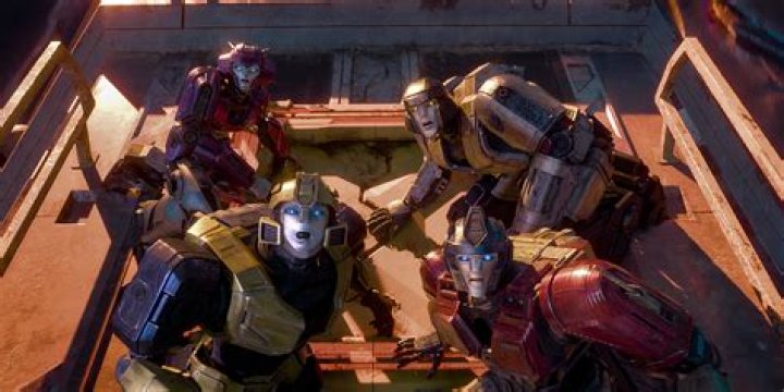 The Transformers gathered together.
