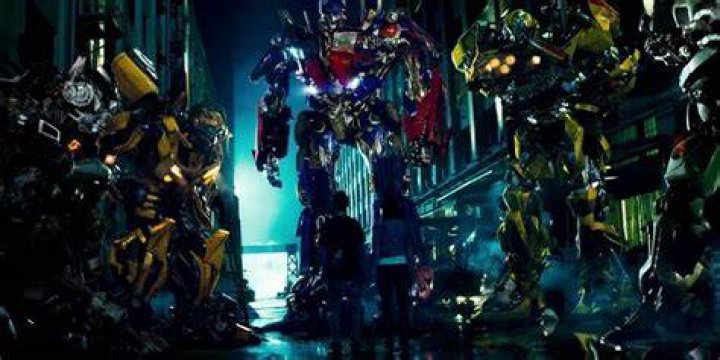 The Transformers marching into action.