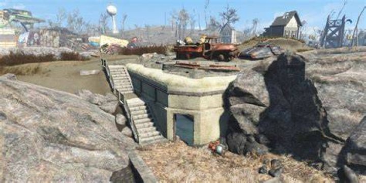 The unmarked Vitale pumphouse in Fallout 4