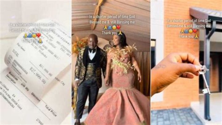 TikTok Video of Woman Celebrating Wedding, R27k iPhone and More Soft Life Moments Shows God Blessed Her