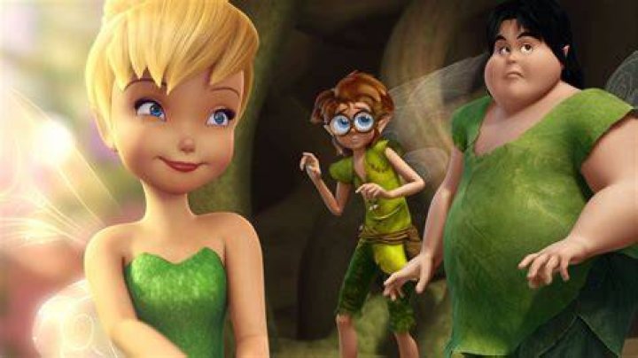 Tinker Bell tries to warn Peter Pan about his present