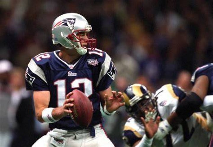 Tom Brady against the Rams