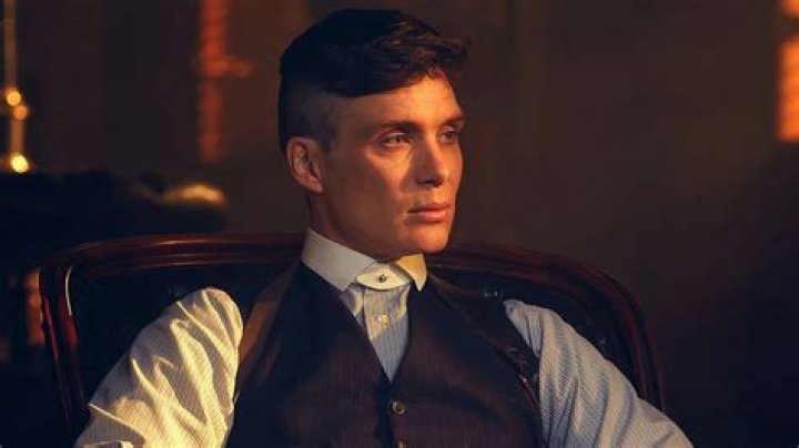 Tommy Shelby on a white horse in the Peaky Blinders series finale