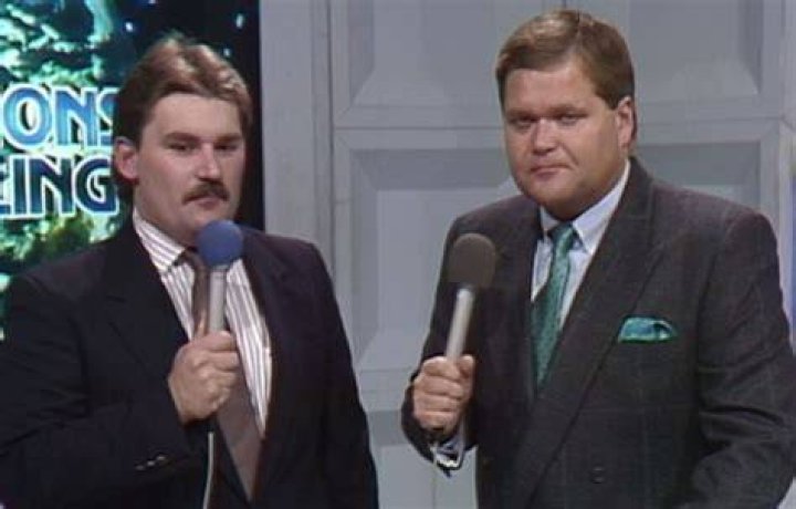 Tony Schiavone and Jim Ross in 1980s NWA (pre WCW)