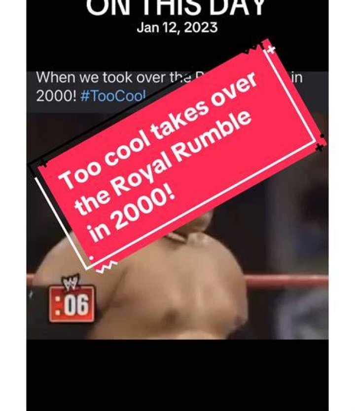Too Cool Royal Rumble 2000 Cropped