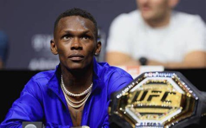 UFC Middleweight Champion Israel Adesanya. UFC Middleweight Champion Israel Adesanya.