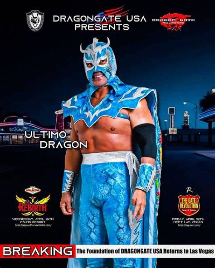 Ultimo Dragon standing in a WWE ring.