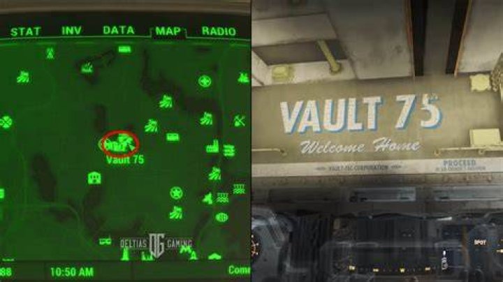 Vault 75 in Fallout 4