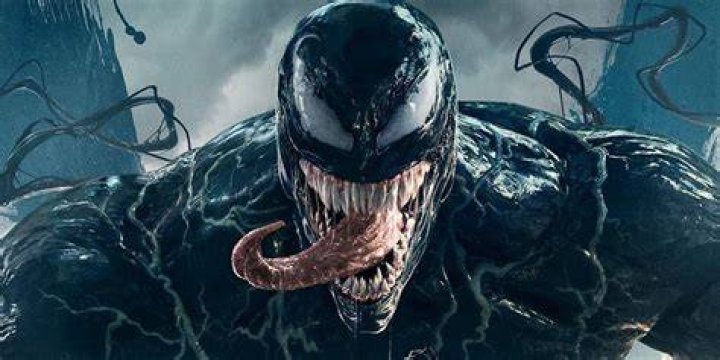 Venom attacking someone.