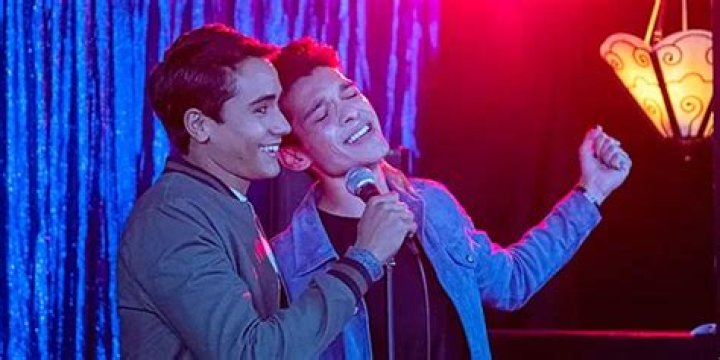 Victor and Rahim singing karaoke