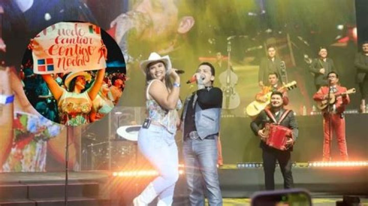 VIDEO Christian Nodal invita a Carolina Ross a cantar con &eacute;l en Las