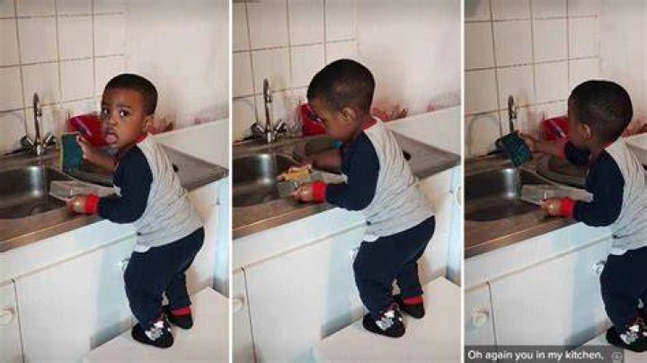 Video of Helpful Toddler Washing Dishes Like a Pro Amazes Internet Users: “His Future Wife Will Be Lucky”
