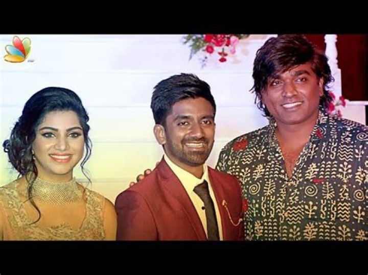 Vijay Sethupathi at Music Director Dharan's Wedding Reception Actress