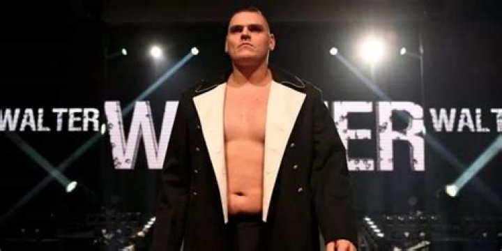 WALTER coming to the ring in WWE
