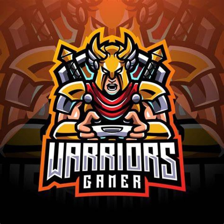Warrior Gaming Clan Mascot Logo Free PSD Zonic Design Download
