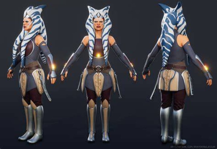 What Are Ahsoka's Head Tails Made Of