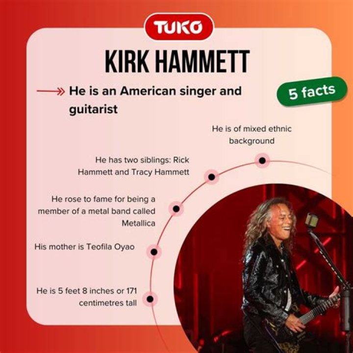 What Is Kirk Hammett's Nationality?