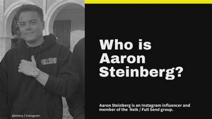 Who is Aaron Steinberg aka Steiny from the Nelk boys? Net worth, age