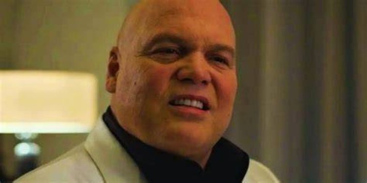 Wilson Fisk grimacing in The Defenders Saga
