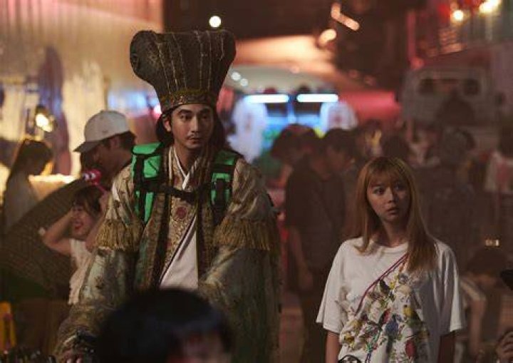 Ya Boy Kongming! poster showing the main characters in front of a crowd